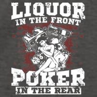 Liquor In The Front Poker In The Rear Awesome Vector Backpack