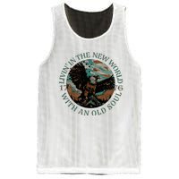 Living In The New World With An Old Soul Mesh Reversible Basketball Jersey Tank