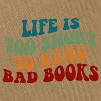 Life Is Too Short To Read Bad Books Cotton Canvas Backpack