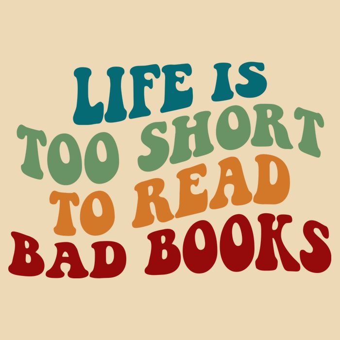 Life Is Too Short To Read Bad Books Zip Tote Bag