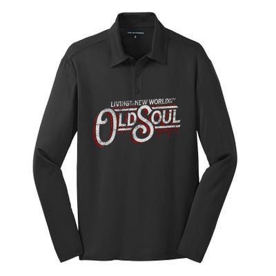 Living In The New World With An Old Soul Silk Touch Performance Long Sleeve Polo