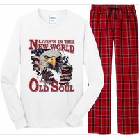 Living In The New World With An Old Soul Long Sleeve Pajama Set