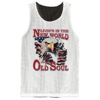 Living In The New World With An Old Soul Mesh Reversible Basketball Jersey Tank