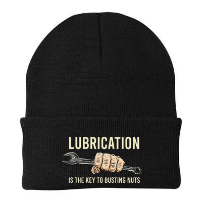 Lubrication Is The Key Funny Machinist Profession Knit Cap Winter Beanie