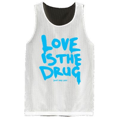 Love Is The Drug Just Say Yes Mesh Reversible Basketball Jersey Tank