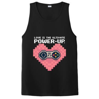 Love Is The Ultimate Powerup Funny Heart Game Controller Great Gift PosiCharge Competitor Tank