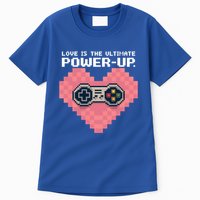Love Is The Ultimate Powerup Funny Heart Game Controller Great Gift Tall T-Shirt