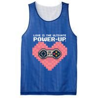 Love Is The Ultimate Powerup Funny Heart Game Controller Great Gift Mesh Reversible Basketball Jersey Tank