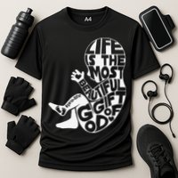 Life Is The Most Beautiful Of God ProLife Saves Lives Cooling Performance Crew T-Shirt