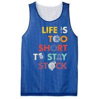 Life Is Too Short To Stay Stock Street And Drag Race Car Tuner Great Gift Mesh Reversible Basketball Jersey Tank