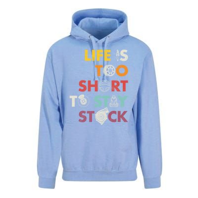 Life Is Too Short To Stay Stock Street And Drag Race Car Tuner Great Gift Unisex Surf Hoodie