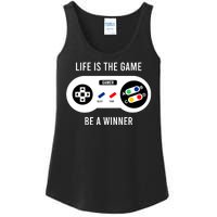 Life Is The Game Be A Winner Ladies Essential Tank