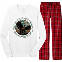 Living In The New World With An Old Soul Long Sleeve Pajama Set