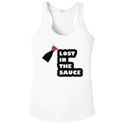 Lost In The Sauce Ladies PosiCharge Competitor Racerback Tank