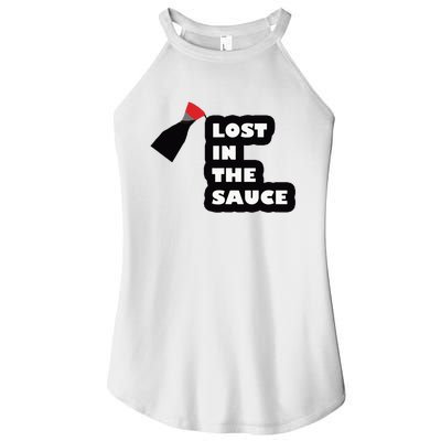 Lost In The Sauce Women’s Perfect Tri Rocker Tank