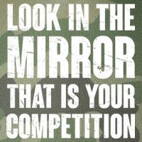 Look In The Mirror That Is Your Competitions Legacy Tie Dye Trucker Hat