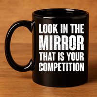 Look In The Mirror That Is Your Competitions 11oz C Handle Ceramic Mug