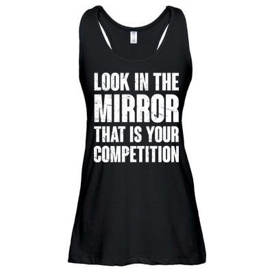 Look In The Mirror That Is Your Competitions Ladies Essential Flowy Tank