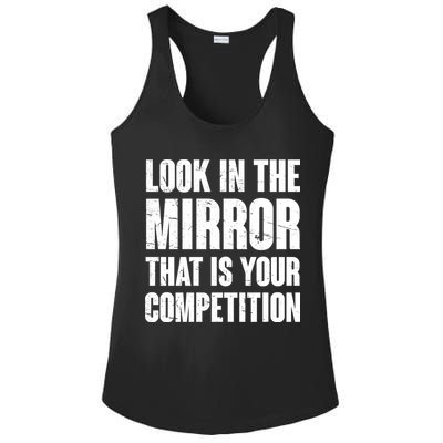 Look In The Mirror That Is Your Competitions Ladies PosiCharge Competitor Racerback Tank