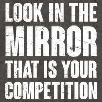 Look In The Mirror That Is Your Competitions Vector Backpack