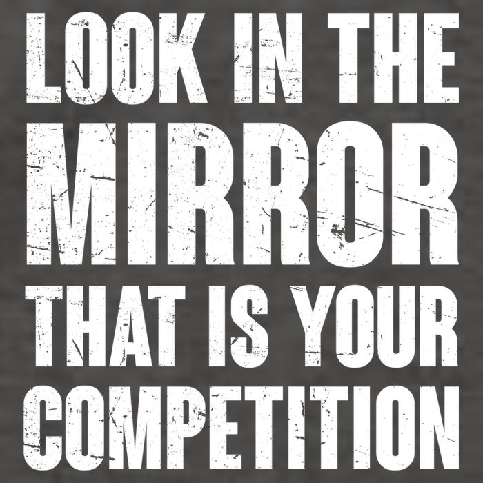 Look In The Mirror That Is Your Competitions Vector Backpack