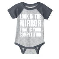 Look In The Mirror That Is Your Competitions Infant Baby Jersey Bodysuit