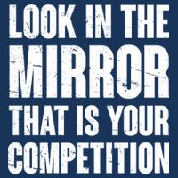 Look In The Mirror That Is Your Competitions Infant Baby Jersey Bodysuit