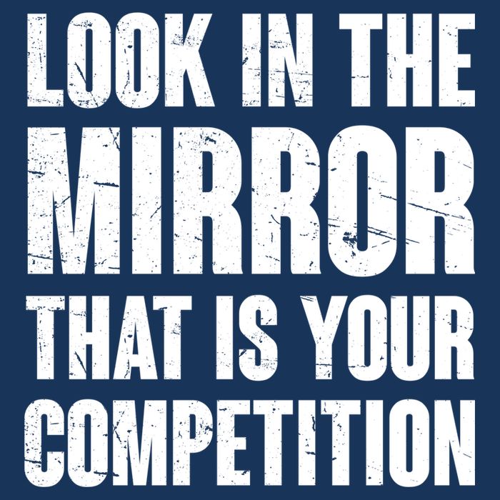 Look In The Mirror That Is Your Competitions Infant Baby Jersey Bodysuit