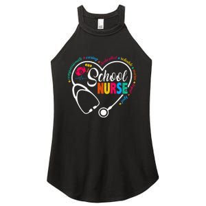 Living In The New World With An Old Soul Women's Perfect Tri Rocker Tank