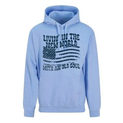 Living In The New World With An Old Soul Unisex Surf Hoodie