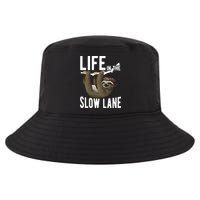 Life In The Slow Lane Funny Sloth Lover Meaningful Gift Cool Comfort Performance Bucket Hat