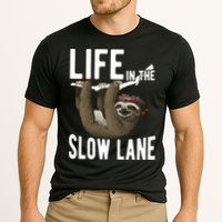 Life In The Slow Lane Funny Sloth Lover Meaningful Gift Cooling Performance Crew T-Shirt
