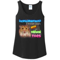 Lactose Intolerance Tolerate People With And Without Toes Meme Ladies Essential Tank