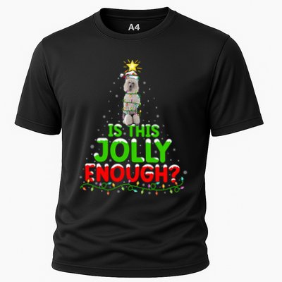 Lighting Is This Jolly Enough Standard Poodle Christmas Tree Gift Performance Shirt
