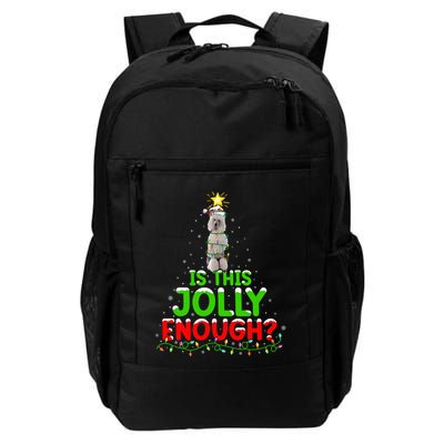 Lighting Is This Jolly Enough Standard Poodle Christmas Tree Gift Backpack