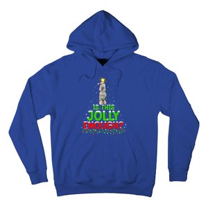 Lighting Is This Jolly Enough Standard Poodle Christmas Tree Gift Hoodie