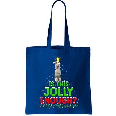 Lighting Is This Jolly Enough Standard Poodle Christmas Tree Gift Bag
