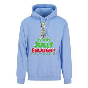 Lighting Is This Jolly Enough Standard Poodle Christmas Tree Gift Unisex Surf Hoodie