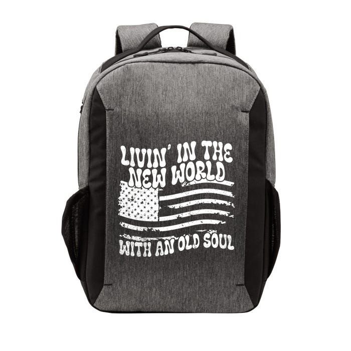 Living In The New World With An Old Soul Vector Backpack