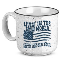 Living In The New World With An Old Soul 15oz Campfire Ceramic Mug