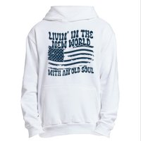 Living In The New World With An Old Soul Urban Pullover Hoodie