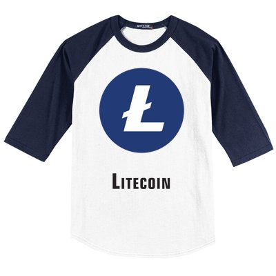 Litecoin Classic Baseball Sleeve Shirt