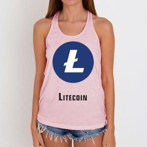 Litecoin Classic Women's Knotted Racerback Tank