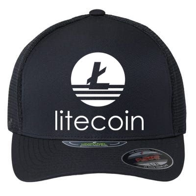 Litecoin Logo Flexfit Unipanel Trucker Cap