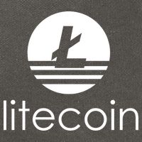Litecoin Logo Cotton Canvas Backpack