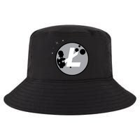 Litecoin Moon Cryptocurrency Cool Comfort Performance Bucket Hat