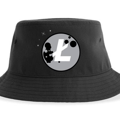 Litecoin Moon Cryptocurrency Sustainable Bucket Hat