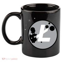 Litecoin Moon Cryptocurrency 11oz C Handle Ceramic Mug