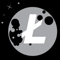 Litecoin Moon Cryptocurrency 16 in Basic Backpack