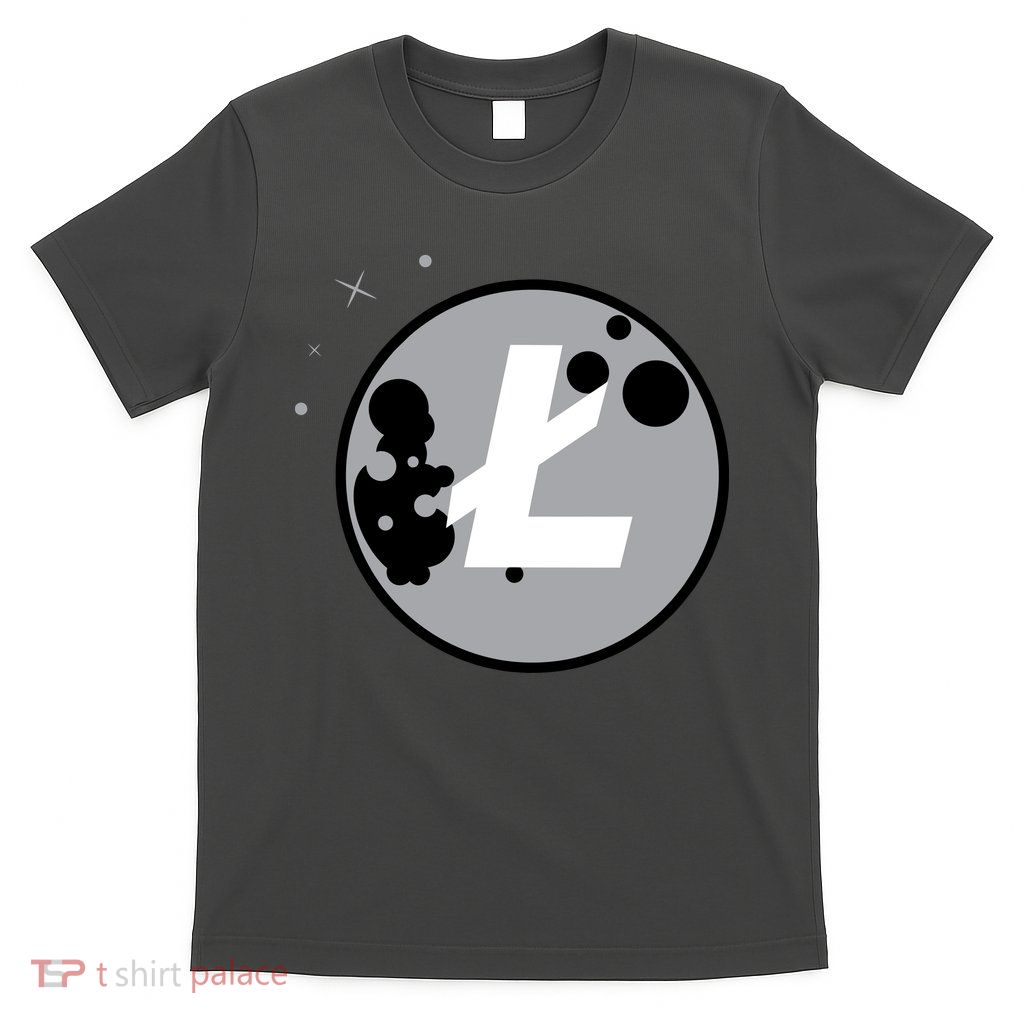 Litecoin Moon Cryptocurrency T-Shirt